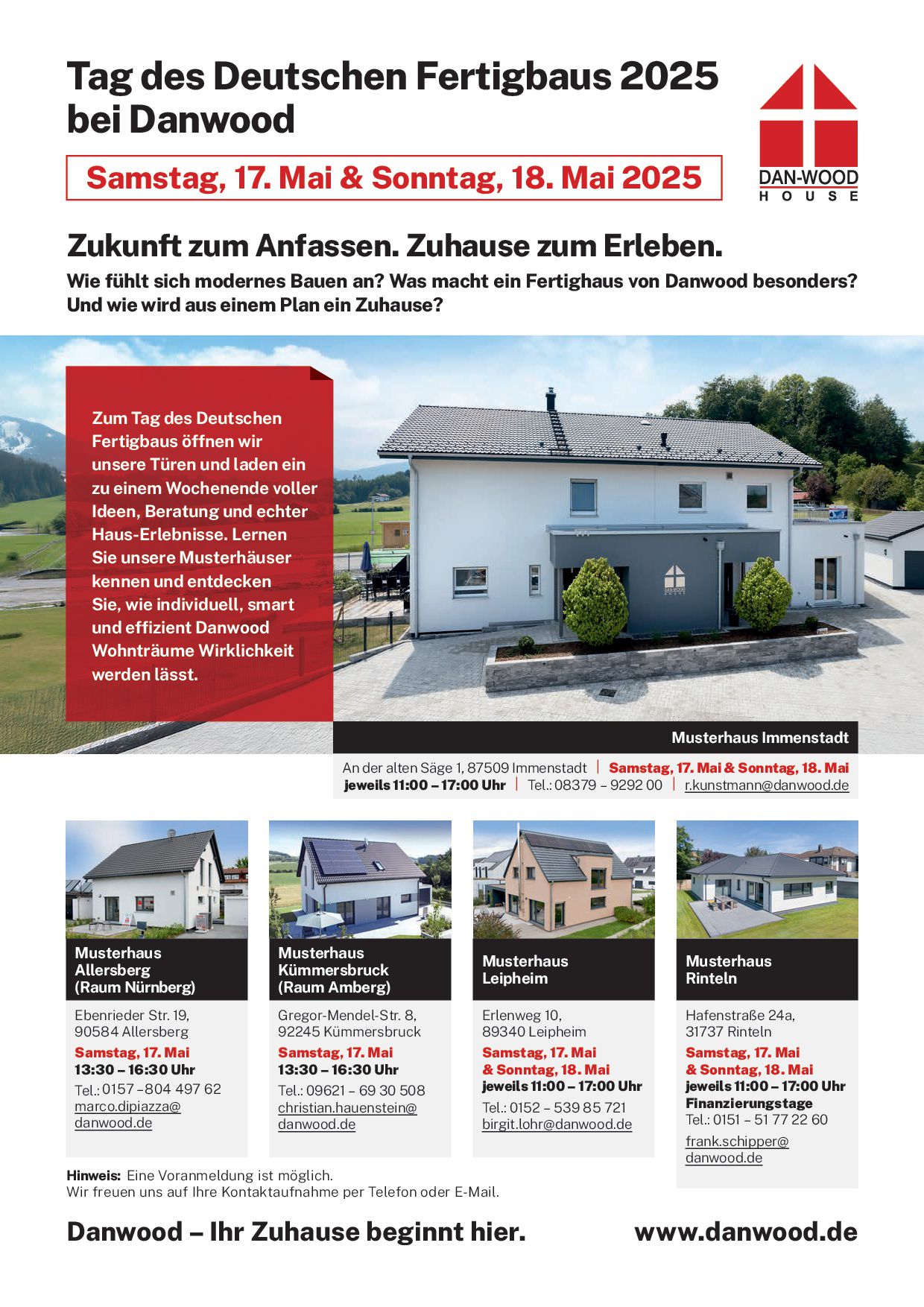 Wir öffnen die Türen!